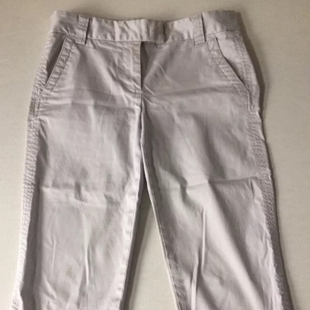 J.Crew Favorite Fit Stretch Crop Capri Pants Sz 2